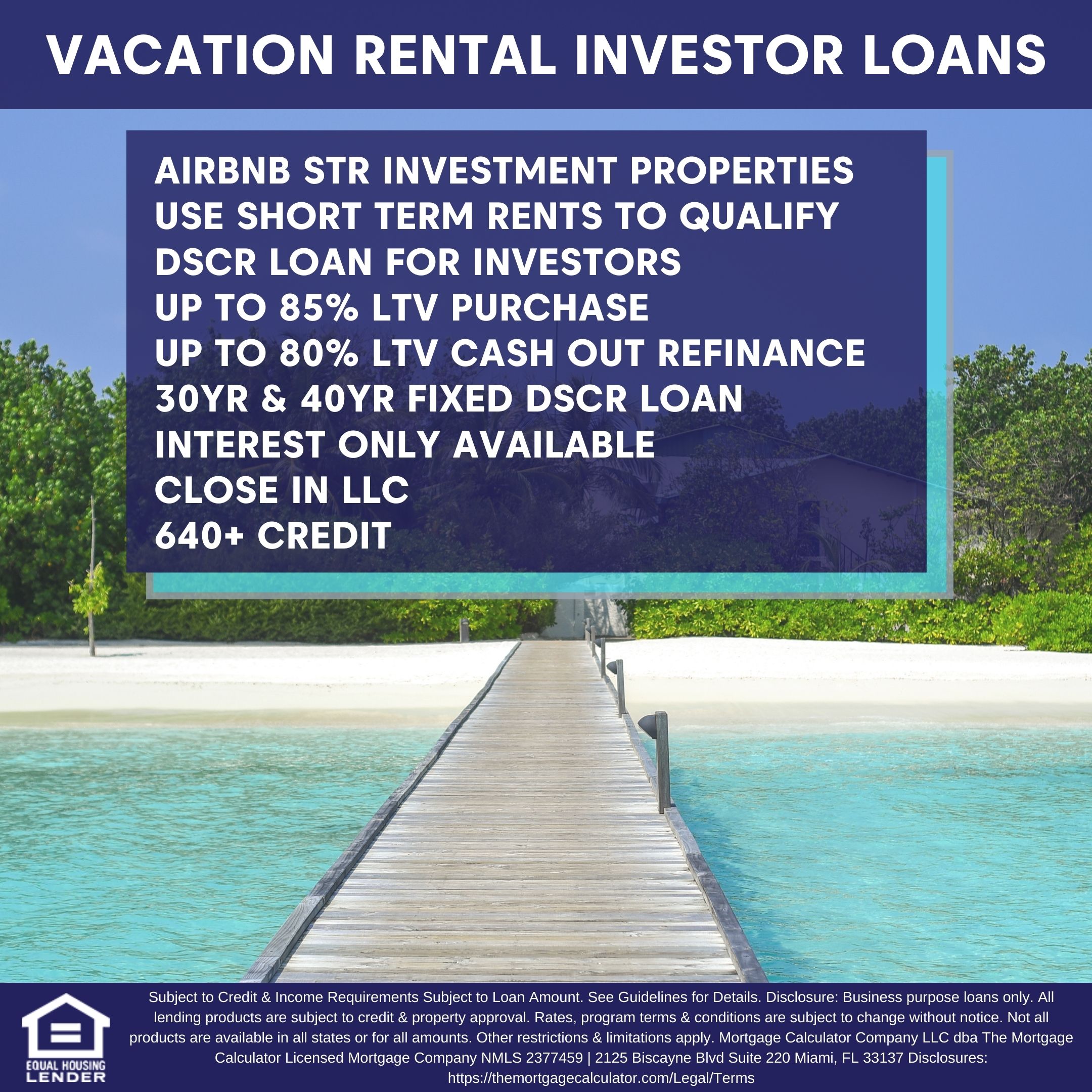 Finance Short Term Rental Properties